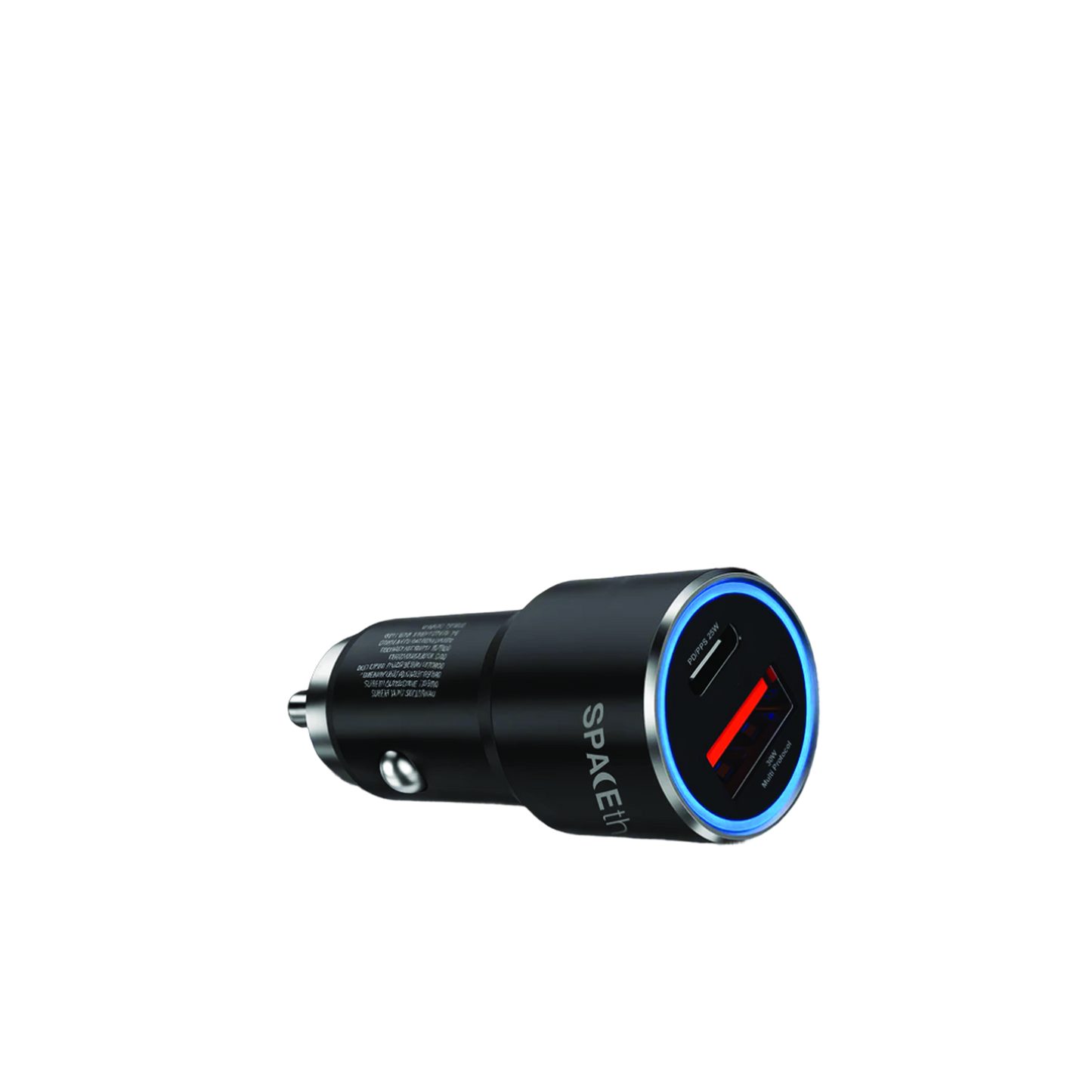 SPACEthing Speedo Car Charger 55W (with USB-C to Lightning Cable 1.5 m Cable)