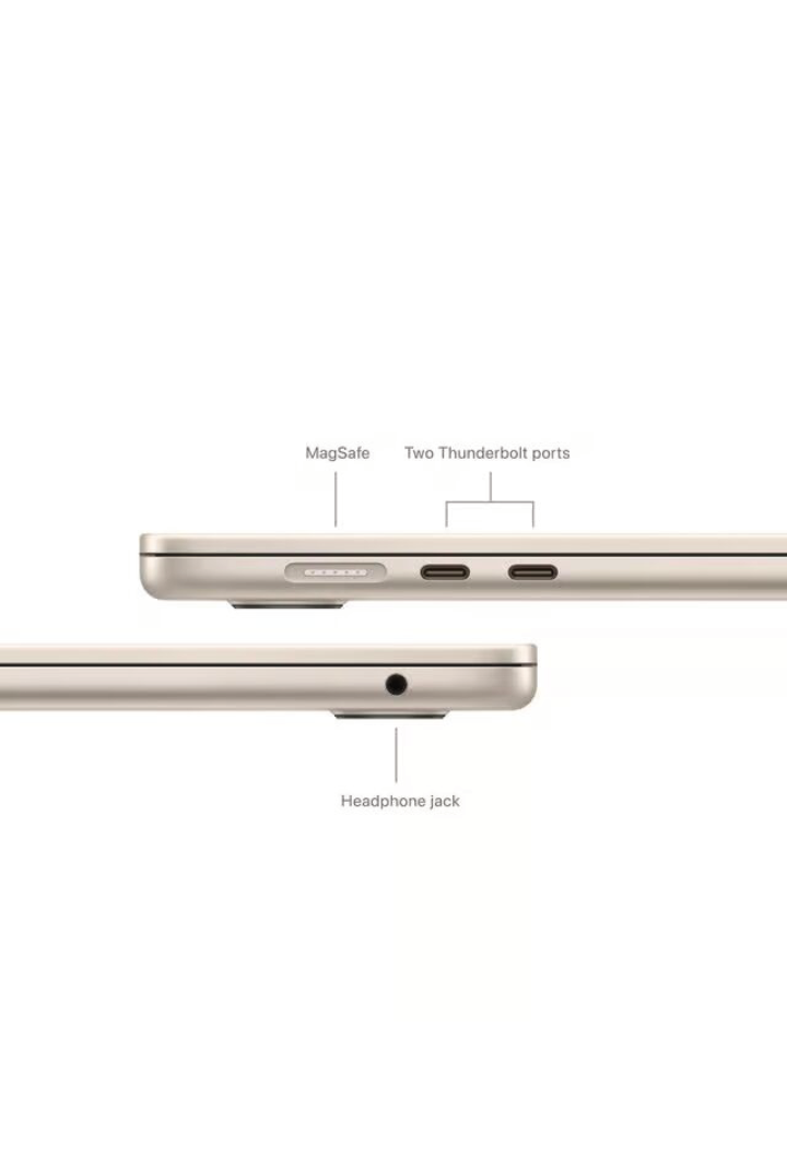 Macbook Air (2022) - 13 inch - M2 - 8GB+256GB - Starlight - Pre-owned