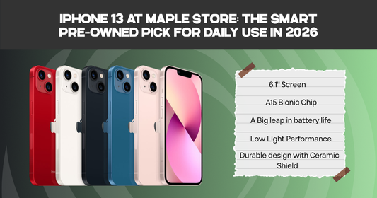 iPhone 13 at Maple Store pre-owned buying guide