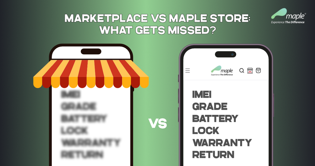 Marketplace vs Maple Store: What Gets Missed