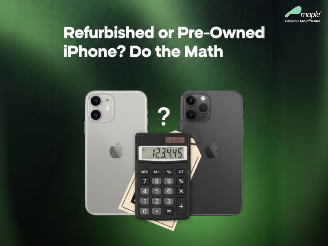 Refurbished or Pre-Owned iPhone? Do the Math