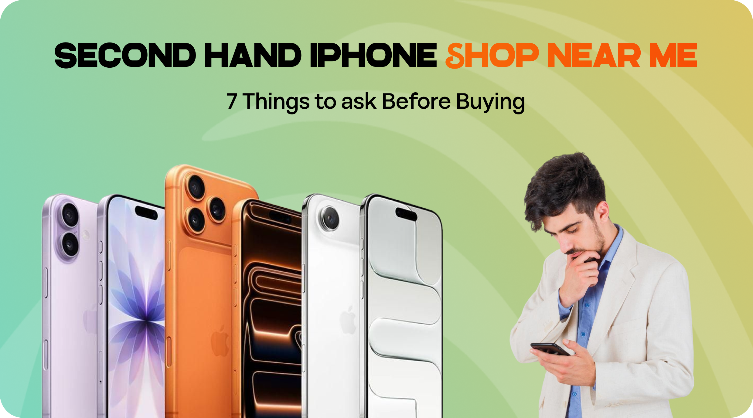 Second-Hand iPhone Shop Near Me: 7 Things to Ask Before Buying