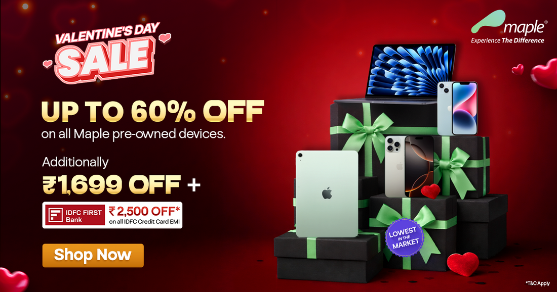 Maple Valentine Sale: Certified pre owned iPhones Deals!