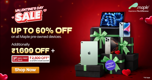 Maple Valentine Sale: Certified pre owned iPhones Deals!