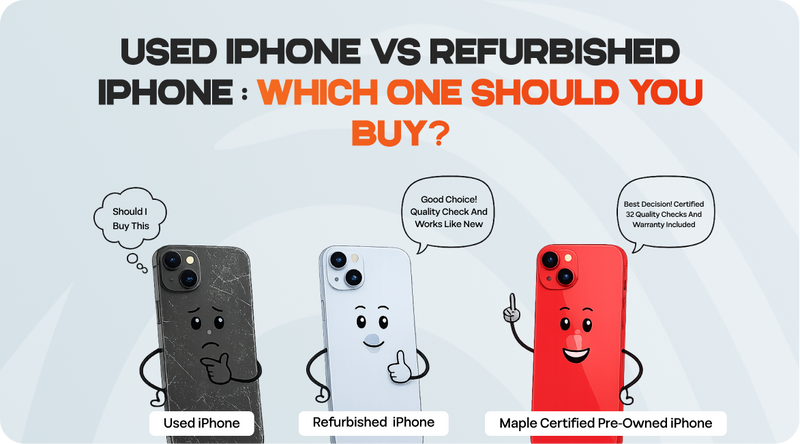 Used iPhone vs Refurbished iPhone : Which One Should You Buy?