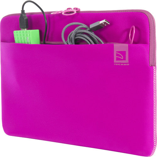 Tucano Neoprene Top Sleeve for MacBook 13" - Fuschia Pink