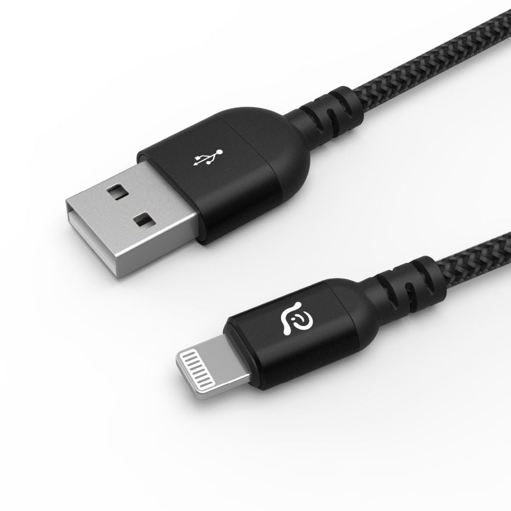 ADAM Elements PeAk III 200B USB-A to Lightning cable 200cm - Black