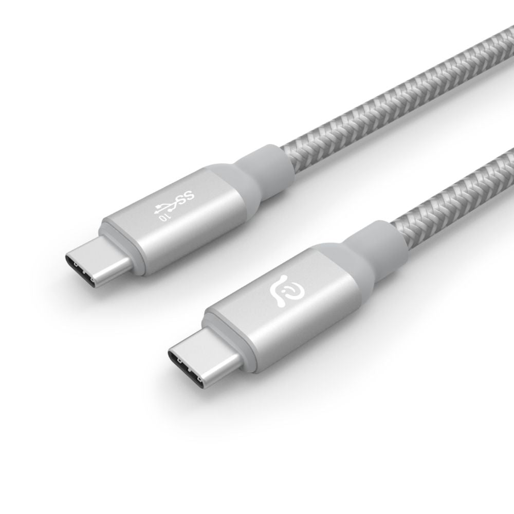 ADAM Elements Casa C100 USB-C to USB-C 3.1 Gen 2 100 cm - Silver