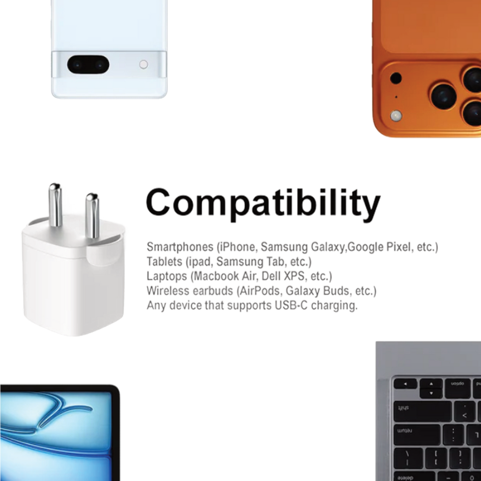 SPACEthing Nexio 20W Wall Charger (USB-C PD Fast Charger)