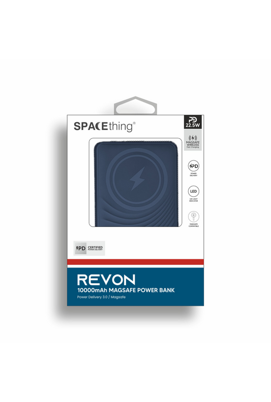 SPACEthing Revon 10000Mah Magsafe Power bank- Blue