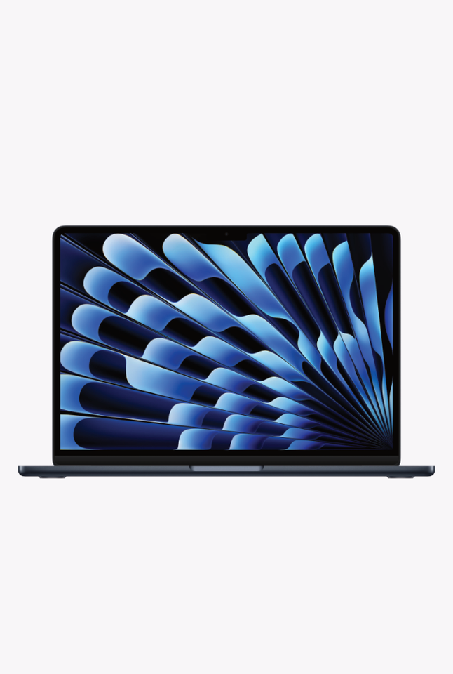 MacBook Air (2024) - 13 inch - M3 - 8GB+256GB - Midnight - AC+ (11-July-27) -  Pre-owned