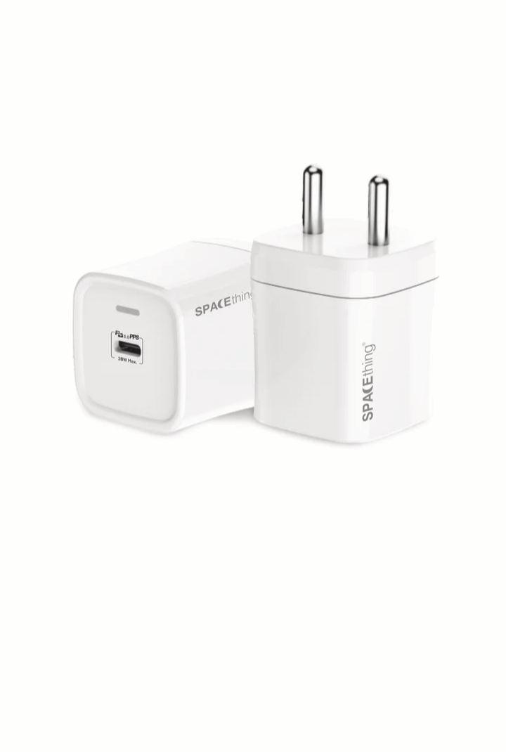 SPACEthing Cube Plus 25W Type-C GaN Wall Charger With Cable USB C TO USB C