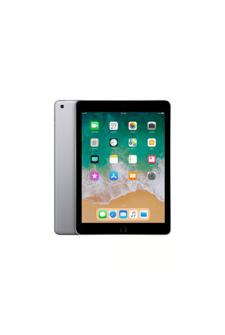 iPad 6th Gen WiFi - 32GB - Gray - Pre-owned