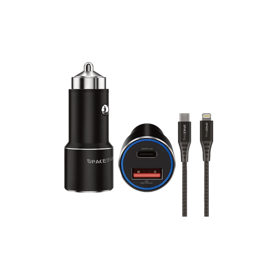 SPACEthing Speedo Car Charger PD 55W (with USB-C to USB-C 1.5 m Cable)
