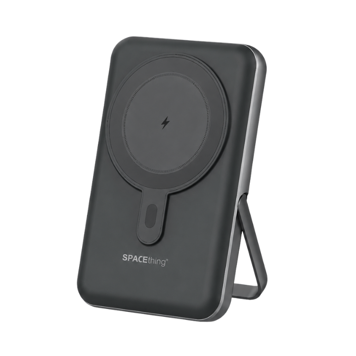 SPACEthing Monte Carlo 10000mAh MagSafe Wireless Power Bank – Black