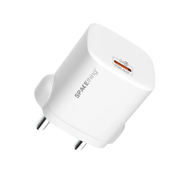 SPACEthing Nexio 20W Wall Charger (USB-C PD Fast Charger) – White