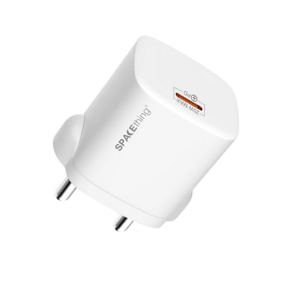SPACEthing Nexio 20W Wall Charger (USB-C PD Fast Charger) – White