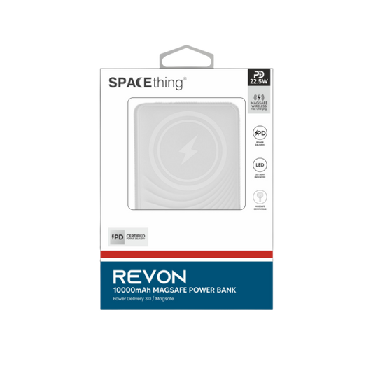 SPACEthing Revon 10000Mah Magsafe Power bank – Grey