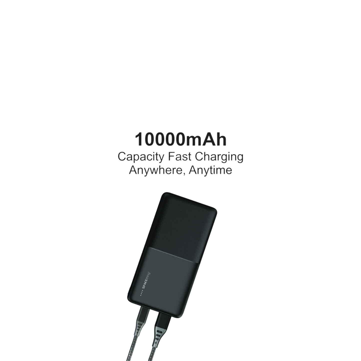 SPACEthing PD 22.5W Milos 10000mAh Power Bank – Black