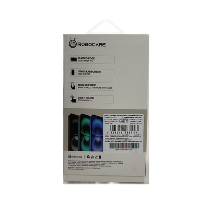 Robocare iPhone 15 Pro MagSafe 3-in-1 Protective Combo Case with Camera Lens Guard and Screen Protector