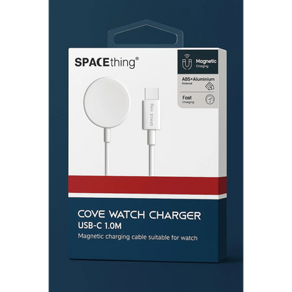 SPACEthing Cove Magnetic Watch Charger – White