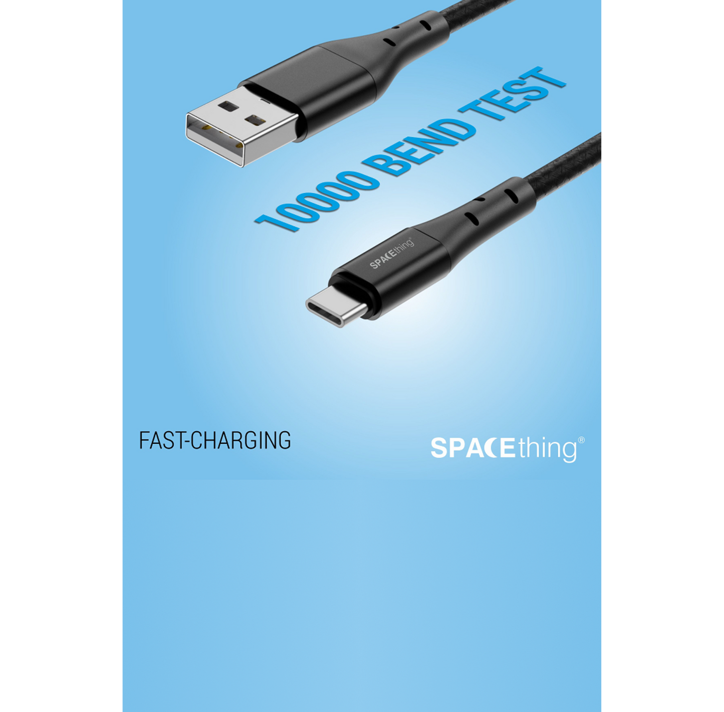 SPACEthing Swift USB to Type-C Cable 1.2m – Black