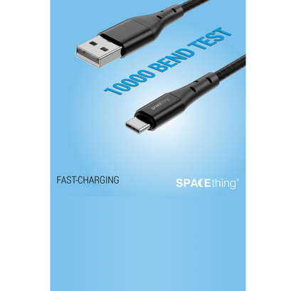 SPACEthing Swift USB to Type-C Cable 1.2m – Black