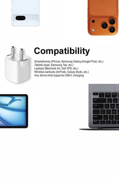 SPACEthing 20W Cube Mini Plus Wall Charger with Cable USB C To Lighting