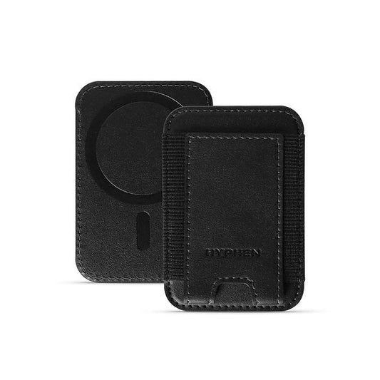 HYPHEN MagSafe Wallet Single Pocket Holder - Black