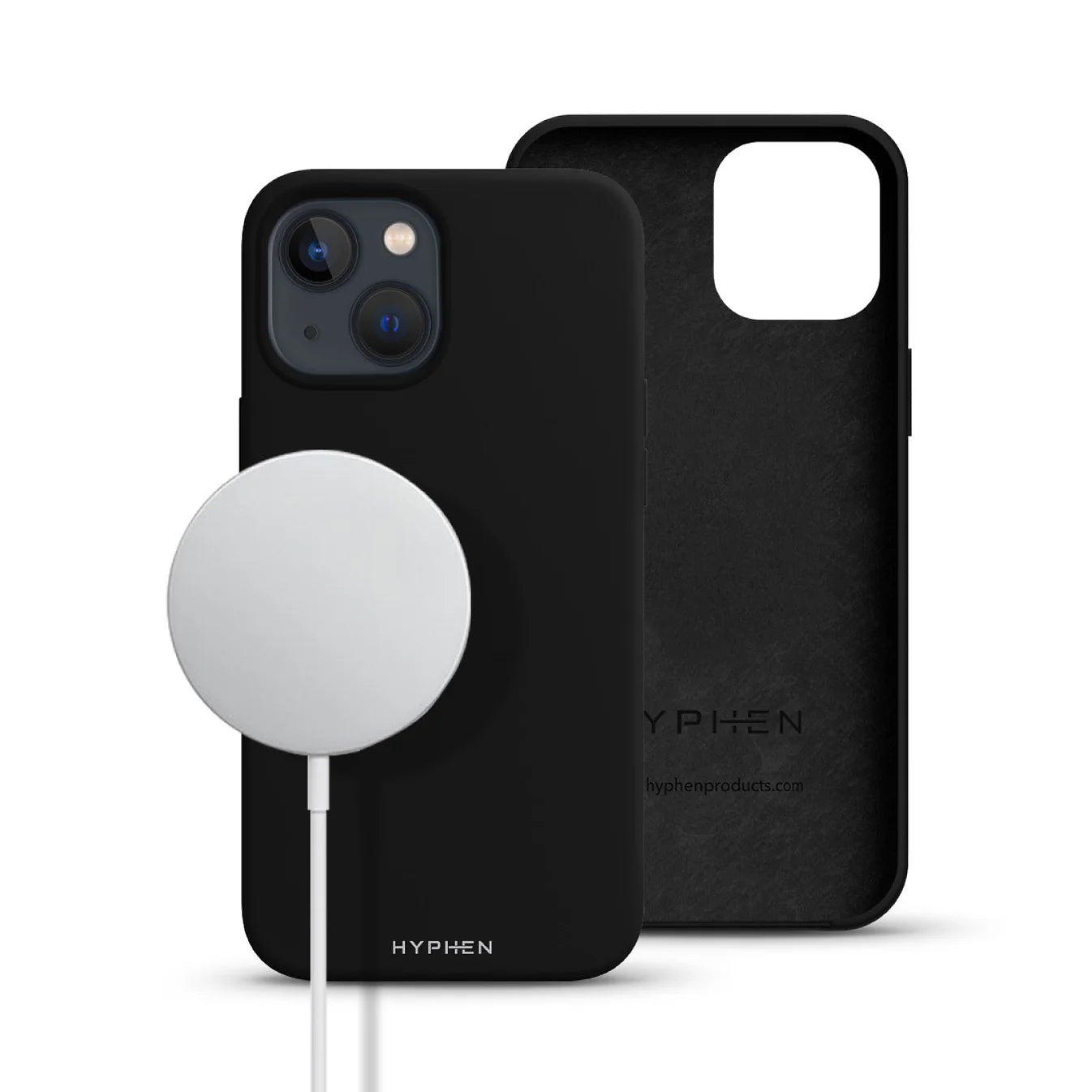 HYPHEN TINT Silicone Magsafe Case for iPhone 14 - Black