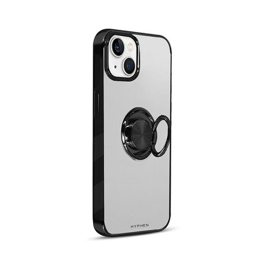 HYPHEN AXIO Clear Ring Case for iPhone 14 Plus - Black