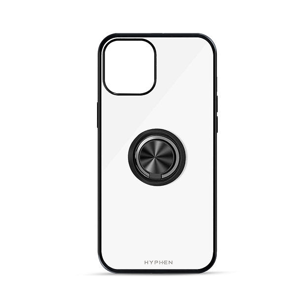 HYPHEN AXIO Clear Ring Case for iPhone 14 - Black