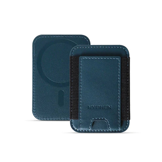 HYPHEN MagSafe Wallet Single Pocket Holder - Blue