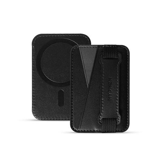 HYPHEN MagSafe Wallet Dual Pocket with Grip - Black