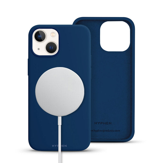 HYPHEN TINT Silicone Magsafe Case for iPhone 14 - Blue