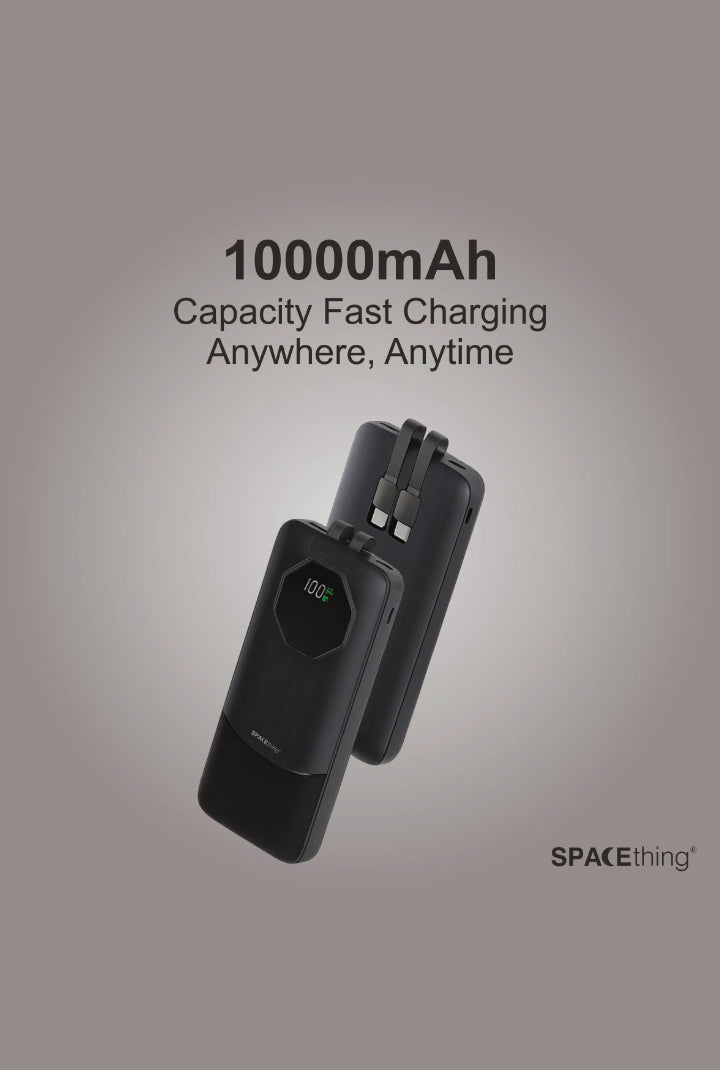 SPACEthing Nairo 3-in-1 10000mAh PD 22.5W Power Bank