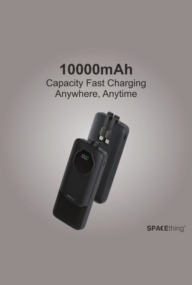 SPACEthing Nairo 3-in-1 10000mAh PD 22.5W Power Bank