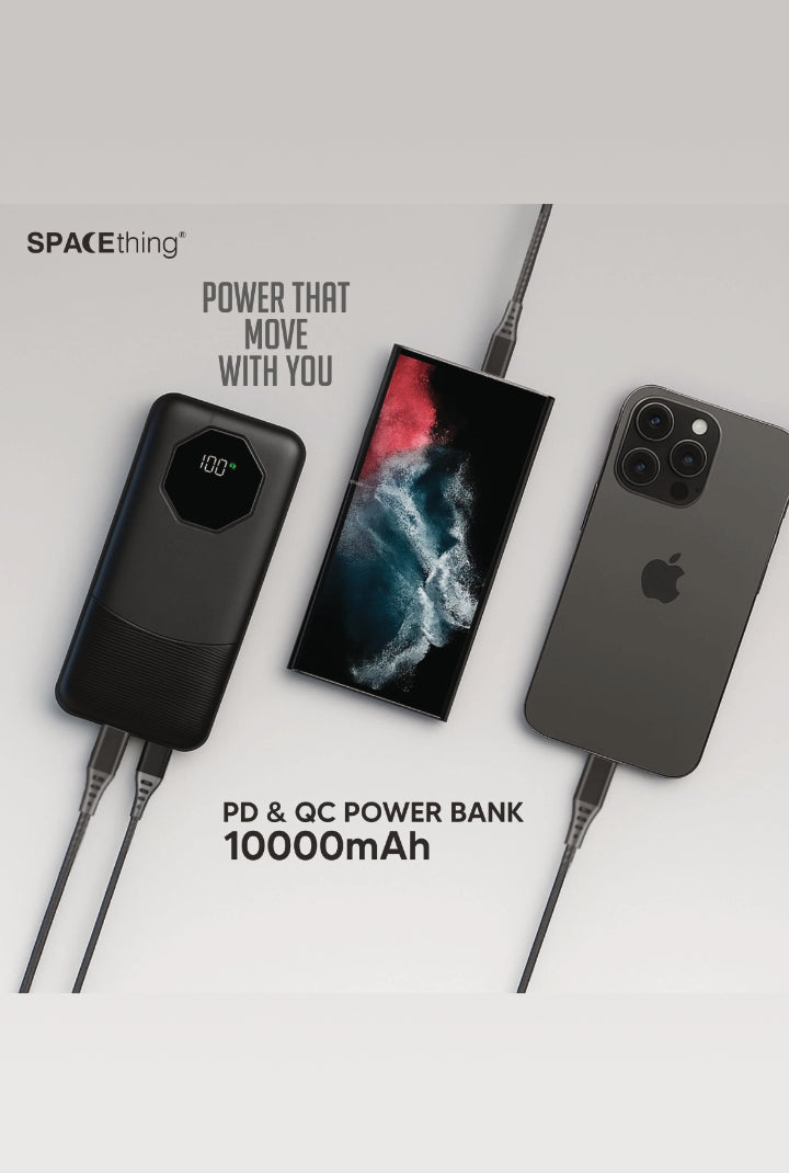 SPACEthing Nairo 3-in-1 10000mAh PD 22.5W Power Bank