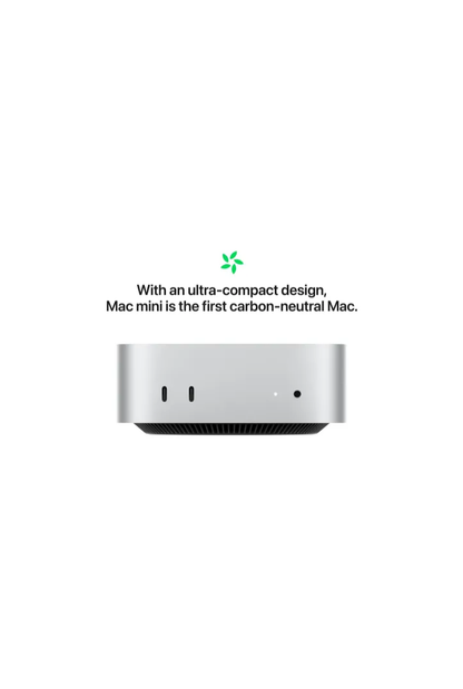 Mac Mini (2024) - M4 - 16GB+256GB - Silver - Pre-owned