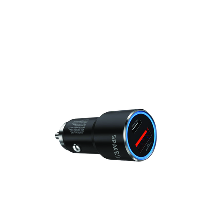 SPACEthing Speedo Car Charger 55W (with USB-C to Lightning Cable 1.5 m Cable)