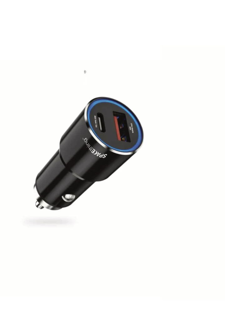 SPACEthing Speedo Car Charger PD 55W (with USB-C to USB-C 1.5 m Cable)