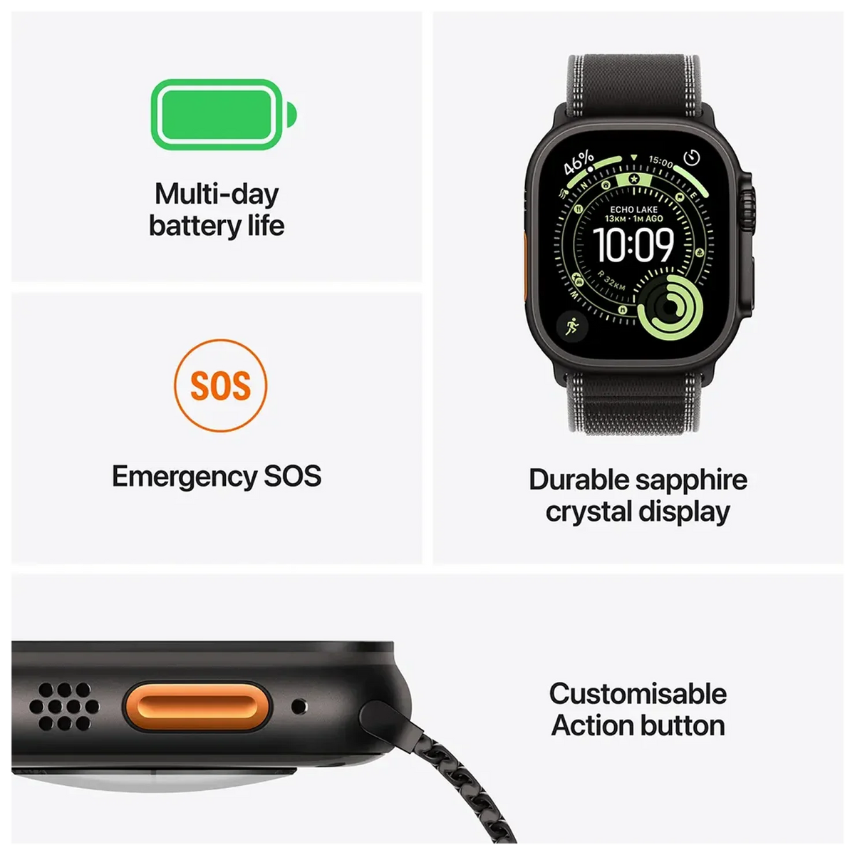 Watch Ultra (3rd Gen) GPS+Cellular - 49mm - Natural Titanium - IW (13-Jun-27) - Pre-owned
