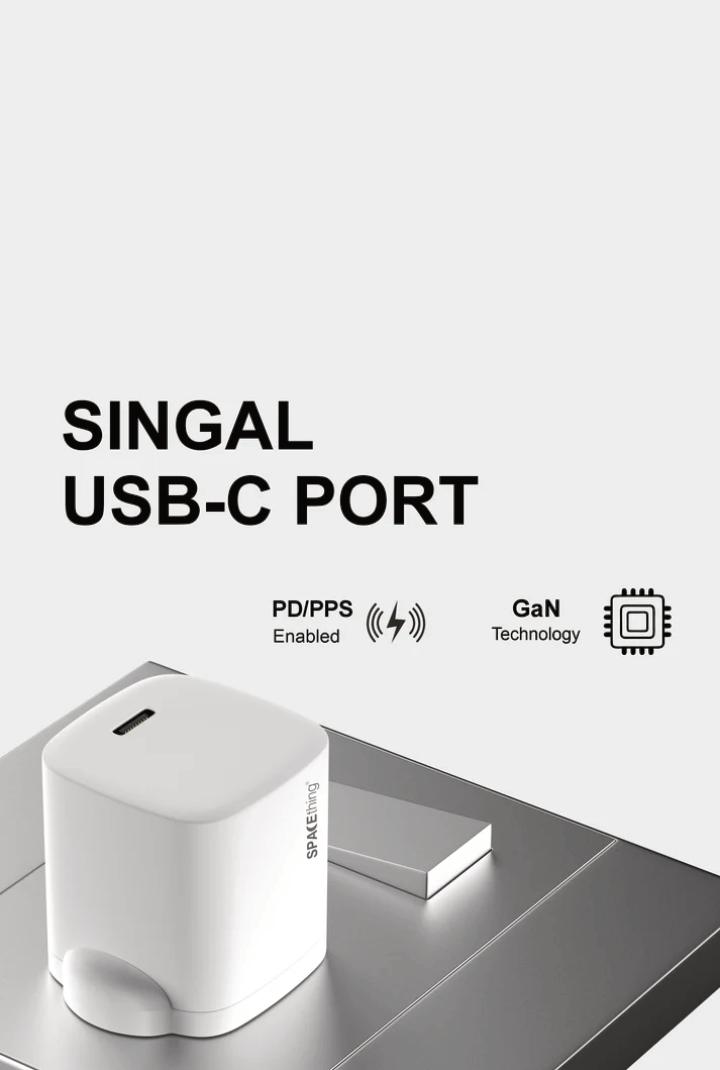 SPACEthing Nexio 20W Wall Charger (USB-C PD Fast Charger)