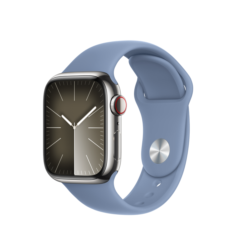 41mm Winter Blue Sport Band S M Maple