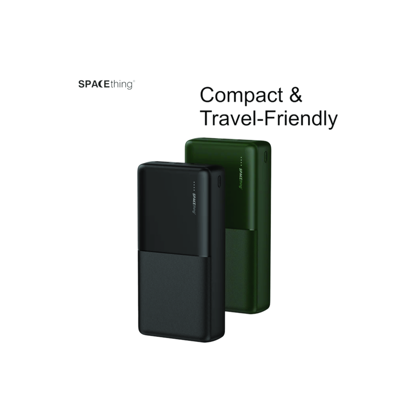 SPACEthing PD 22.5W Milos 10000mAh Power Bank – Black
