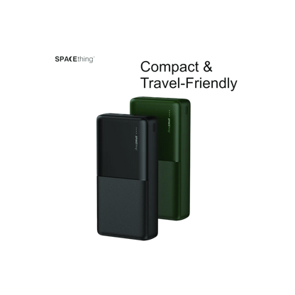 SPACEthing PD 22.5W Milos 10000mAh Power Bank – Black