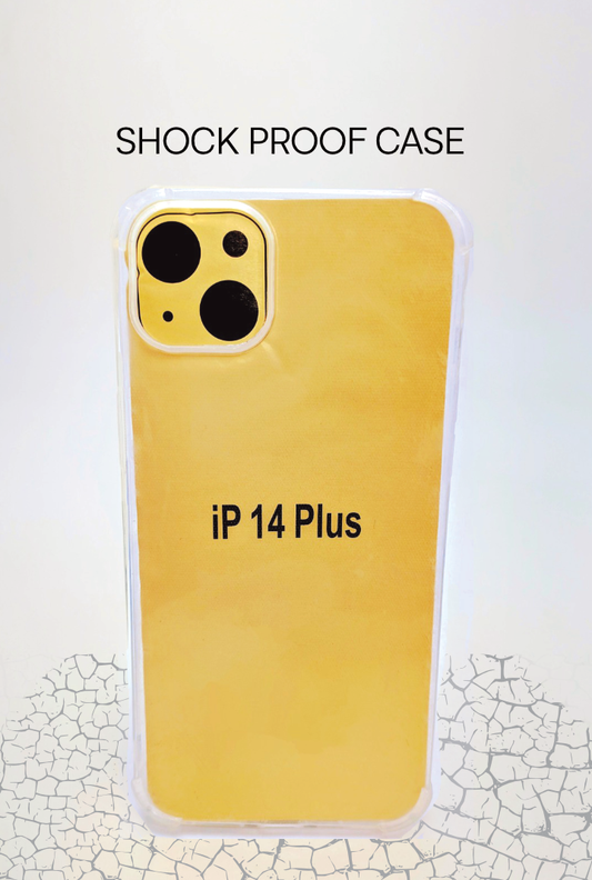 iPhone 14 Transparent Back Case Ultra Hybrid Shockproof Clear Cover with Camera Protection Drop Protection