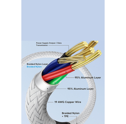 SPACEthing Swift USB to Type-C Cable 1.2m – Black