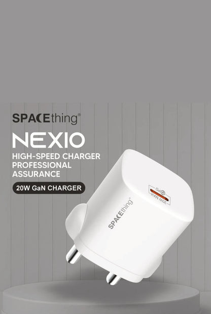 SPACEthing Nexio 20W Wall Charger (USB-C PD Fast Charger)