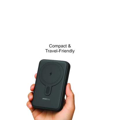 SPACEthing Monte Carlo 10000mAh MagSafe Wireless Power Bank – Black
